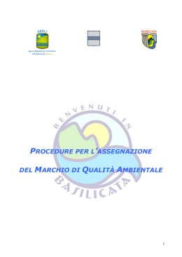 Disciplinare marchio - Agenzia Regionale per la Protezione dell