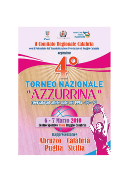 Opuscolo di presentazione