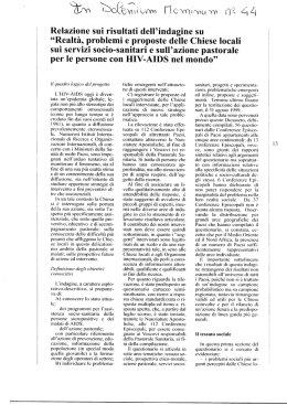 Relazione HIV-AIDS