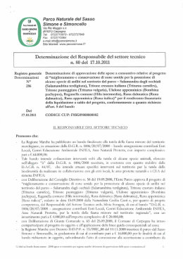 Parco Naturale del Sasso - Ente Parco Sasso Simone e Simoncello