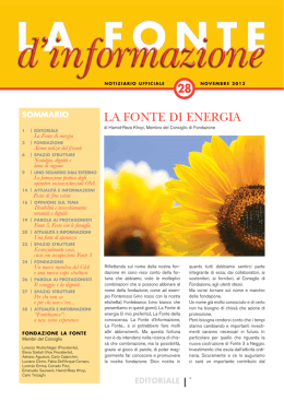 La Fonte d`Informazione nr.28