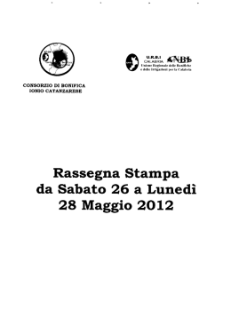 URBl - Consorzio di Bonifica Ionio Crotonese