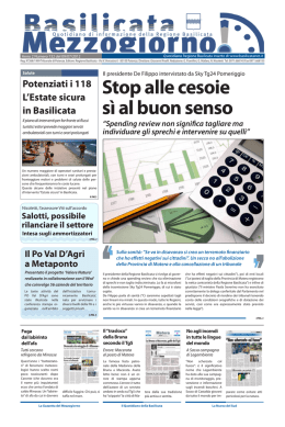 Stop alle cesoie s&igrave; al buon senso