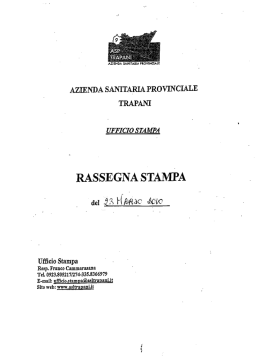 rassegna stma