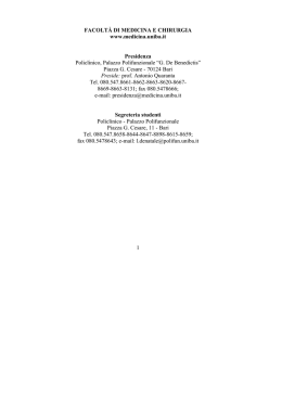 MEDICINA E CHIRURGIA