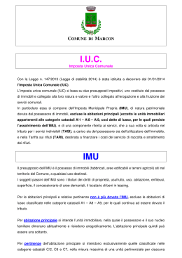IUC IMU - Comune di Marcon
