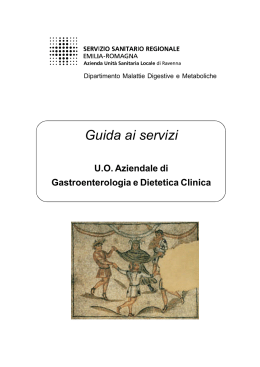 Gastroenterologia e Dietetica Clinica - AUSL Romagna