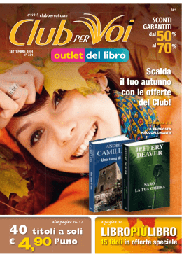 Sconto 50% - Club degli Editori