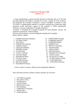 Verbale del 16 Aprile 2004