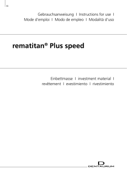 rematitan® plus speed