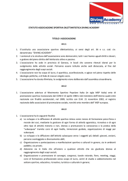 statuto - Diving Academy