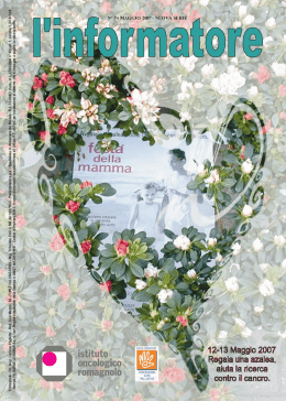 Informatore n.74 - Istituto Oncologico Romagnolo