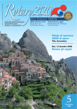 Un progetto come dono