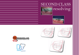 Scarica l`opuscolo sul Second Class Resolving