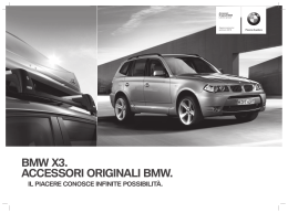 BMW X3 lista dei prezzi (E83)