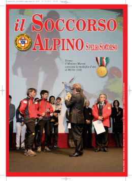 dicembre - 2010 - Soccorso Alpino e Speleologico Lazio