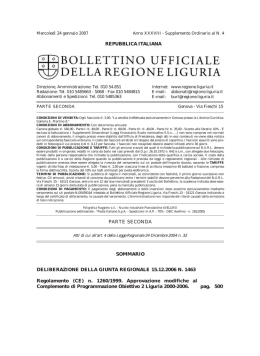 N. 4 Bolle p. II SO - Bollettino Ufficiale Regione Liguria