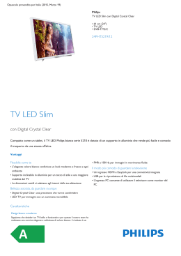 Product Leaflet: TV LED sottile da 61 cm (24") con Digital Crystal Clear