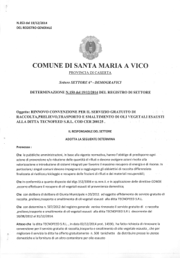 853 - Comune di Santa Maria a Vico