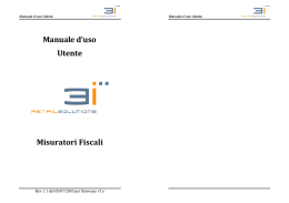 Manuale Uso Misuratori - Sa.Bi. System di Busso Alessandro