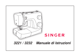 Manuale di Istruzioni 3221 / 3232