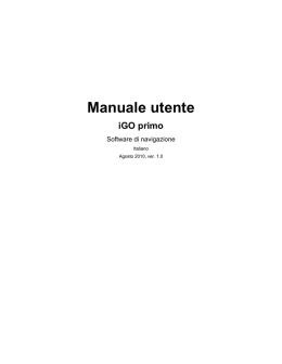 Manuale utente