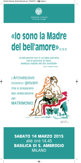 Il Libretto per la celebrazione