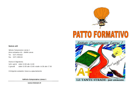 Libretto Patto formativo - Istituto Comprensivo Laives 1