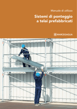 Manuale di utilizzo, Sistemi di ponteggio a telai