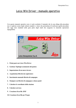 Scarica manuale formato pdf - Vendita Strumenti Topografici