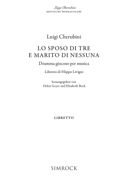 Libretto – Italian