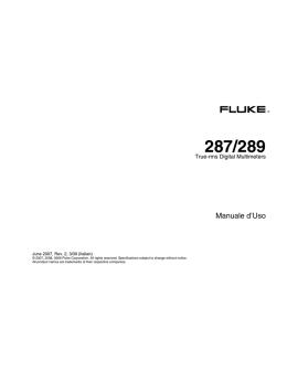 Manuale d`Uso