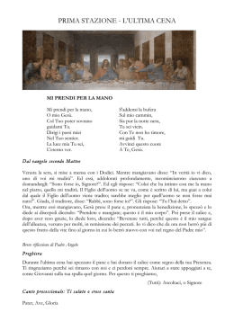 Leggi i testi del libretto della Via Crucis