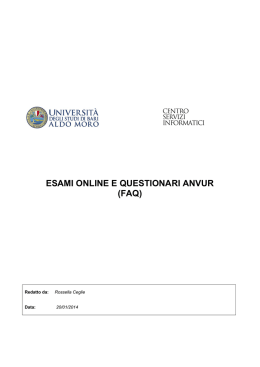 Servizi online