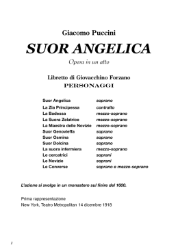 Suor Angelica - di cose un po