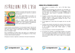il protagonista sei tu!