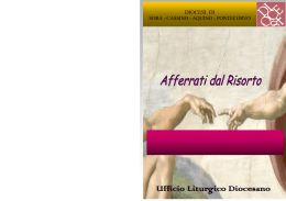 Libretto vescovo ric - DIOCESI di Sora Cassino Aquino Pontecorvo