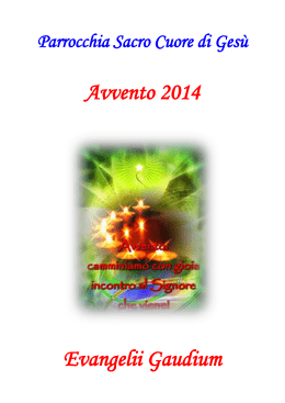 2014 Libretto avvento - Parrocchia Sacro Cuore