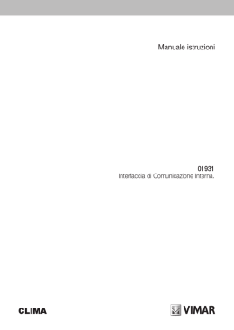 Manuale istruzioni