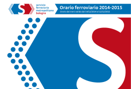 Orario ferroviario 2014-2015