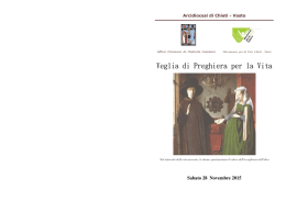 Veglia per la vita nascente 2015- Libretto - PDF
