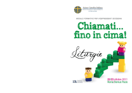 Libretto Liturgie - Giovani di Azione Cattolica