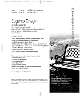 Onegin libretto:Onegin libretto