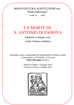 libretto 19giu15 rev6 - Centro Studi Antoniani