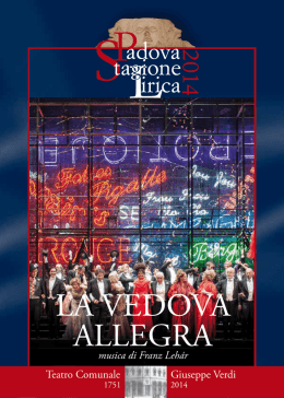 La Vedova Allegra2014-Libretto di sala - Padova Cultura