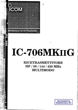 Manuale d`uso - RadioManual.eu
