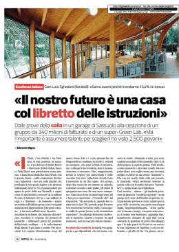Una casa con il libretto delle istruzioni