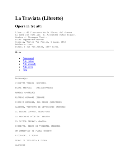 La Traviata (Libretto)