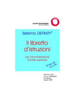 Il libretto d`istruzioni per l`amministrazione di livello