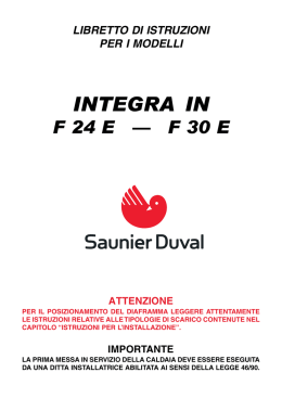 Integra IN - manuale - Hermann Saunier Duval
